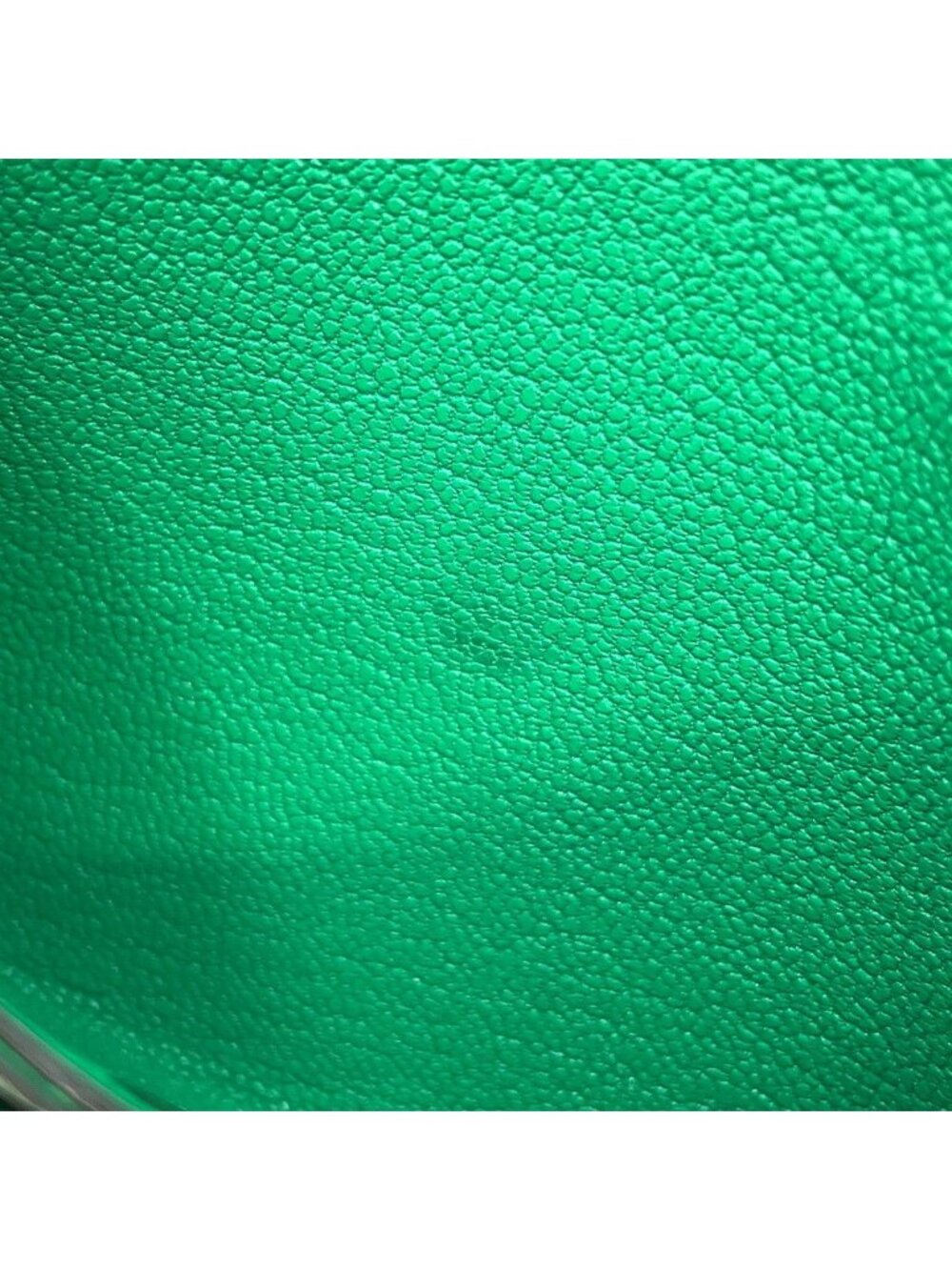 Hermes Coin Purse Calvi Duo Verso Vert Fizz Mint Silver Chevre Mysore - Picture 8 of 10